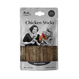 Rub Stick Dental 100gr Kitten Chicken Snack 8 Units