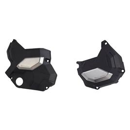 Polisport Street Kawasaki Z650/ninj650 17-21 Clutch&ignition Cover Protector Preto