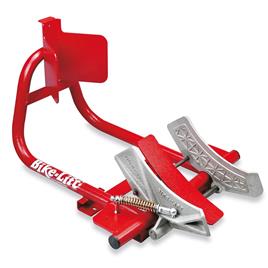 Bike Lift Automatic Wheel Clamp Rear Bike Stand Vermelho