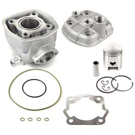 Airsal Derbi Euro2 47 Cylinder Prateado
