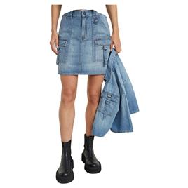 G-star Viktoria Utility Short Skirt Azul 26 Mulher
