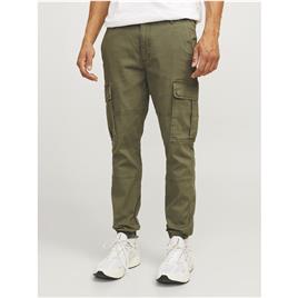 Jj Rebel Michael Slim Show Cargo Pants Verde 31 / 30 Homem