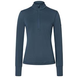 Super.natural Tundra175 Half Zip Long Sleeve T-shirt Azul M Mulher