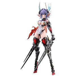 Animester Kit Alloy Articulated Assemblable Thunderbolt-barbera Red Original Character Plastic Model 21 Cm Prateado