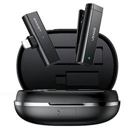 Usams Zb244mkf01 Wireless Camcorder Microphone Preto
