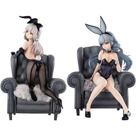 Infinity Studio Original Character Ssr Pvc Statuen 1/7 Yi Ren Guan House Of Unhumans Jin Hua: Bunny Ver + Qiao Er Combinatorial 23 Cm Statue