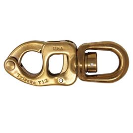 Tylaska T12 T12 Standard Bail Snap Shackle Dourado