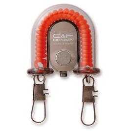 C&f Design 2-in-1 Fly Catcher Extendable Cord Laranja