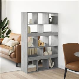vidaXL Divisória 100x33x156,5 cm derivados de madeira cinzento cimento