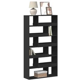 vidaXL Estante 100x33x187,5 cm derivados de madeira preto