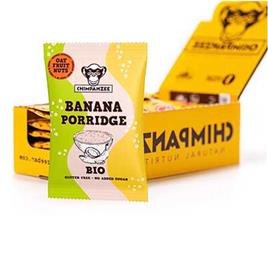 Chimpanzee 65g Banana&coconut Porridge Box 15 Units Amarelo