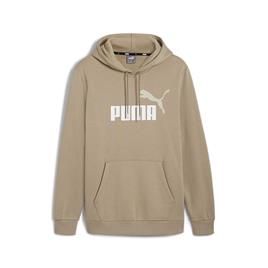 Puma Ess+ 2 Col Big Logo Hoodie Beige L Homem