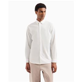 Armani Exchange 6dzchj_zjeaz Long Sleeve Shirt Branco L Homem