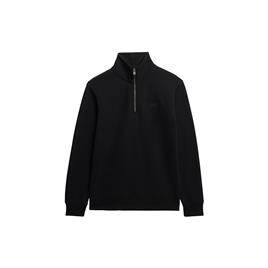 Superdry Essential Logo Henley Sweatshirt Preto S Homem