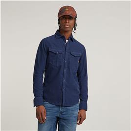 G-star Dakota Long Sleeve Shirt Azul XS Homem