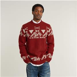 G-star Holiday Sweater Vermelho S Homem
