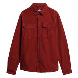 Superdry Merchant Cpo Overshirt Vermelho 2XL Homem