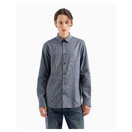 Armani Exchange 6dzc30_zn5uz Long Sleeve Shirt Cinzento S Homem