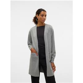 Vero Moda Silje Long Cardigan Cinzento S Mulher