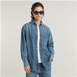 G-star D24344-d777 Overshirt Azul M Mulher