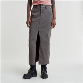 G-star D25237-d730 Midi Skirt Cinzento 30 Mulher