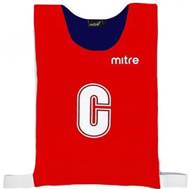 Mitre Netball Pro Reversible Training Bib Set Vermelho M Homem