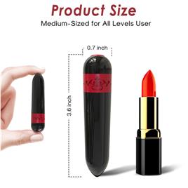 ARMONY - ROCKET VIBRADOR BALA CONTROLE REMOTO PRETO