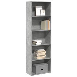 vidaXL Estante 60x30x189 cm derivados de madeira cinzento cimento