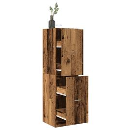 vidaXL Armário boticário 40x41x144,5 cm deriv. madeira madeira velha