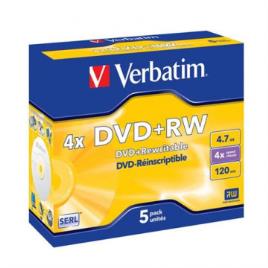 DVD+Rw Matt Silver 4,7 GB 5 Unidade(s)