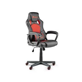 Cadeira Gaming Ergonómica Giratória Ajustável em altura Vermelha NGS