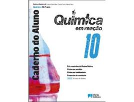 Livro Química Em Reação 10.º Ano Caderno Do Aluno de Vários Autores (Português)