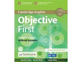 Livro Objective First Student'S Book Without Answers With Cd-Rom With Testbank 4Th Edition de Annette Capel (Inglês)