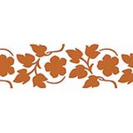 Molde decorativo STENCIL 15X40CM PRIMAVERAS