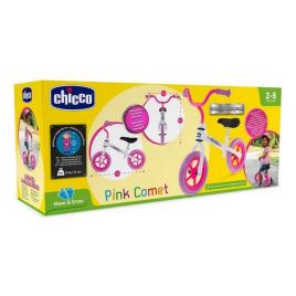 BICICLETA INFANTIL PINK COMET CHICCO COR DE ROSA