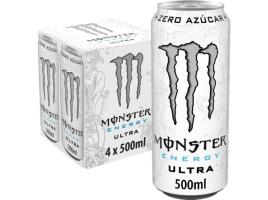Bebida Energética Monster Ultra White Zero 4x0.50l