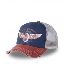 Von Dutch GORRA HOMME TRUCKER, Azul Marino, Burdeos - Ref.