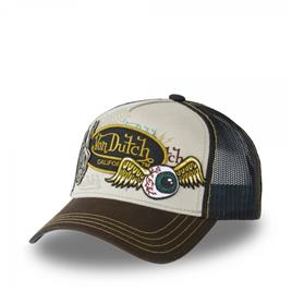 Von Dutch GORRA HOMME TRUCKER, Negro, Beige - Ref.