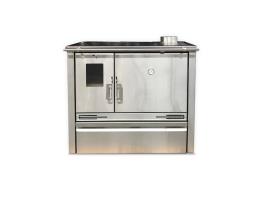 Fogão A Lenha Mekka Inox 820x935x545