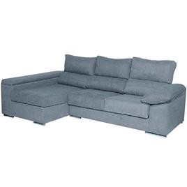 Sofá chaise longue PRATA com 2 baús
