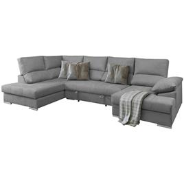 Sofá de canto PARMA com chaise longue e cama