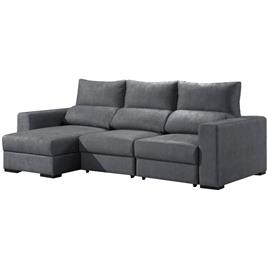 Sofá chaise longue NICOSIA com cama