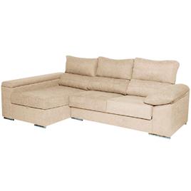 Sofá chaise longue PRATA com 2 baús