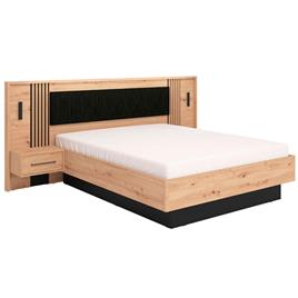 Cama de casal ASCALON com mesas de cabeceira
