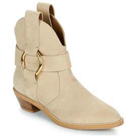 See by Chloé  Botas baixas NEW RING LINE  Bege Disponível em tamanho para senhora. 37,38,39,40.Mulher > Sapatos > Botins