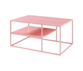 Mesa de centro solund retangular em aço 60x90