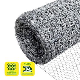 Sungarden Malla Gallinero Hexagonal 25x0.8mm 1x50m - Color Gris