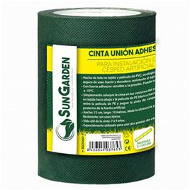 Sungarden Cinta Union Adhesiva para Instalacion Cesped Artificial 0.15x10m - Color Verde