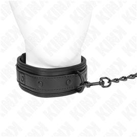 KINK - COLAR DE NEOPRENE BONDAGE MODELO 2 COM CINTO 78 CM AJUSTÁVEL 37,5 X 49,5 CM