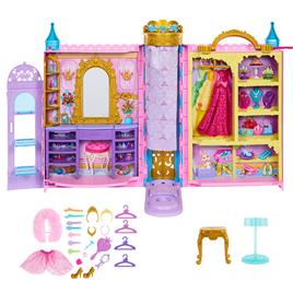 Disney Princess Conjunto De Brincar Com Guarda-roupa Portátil Em Forma De Castelo